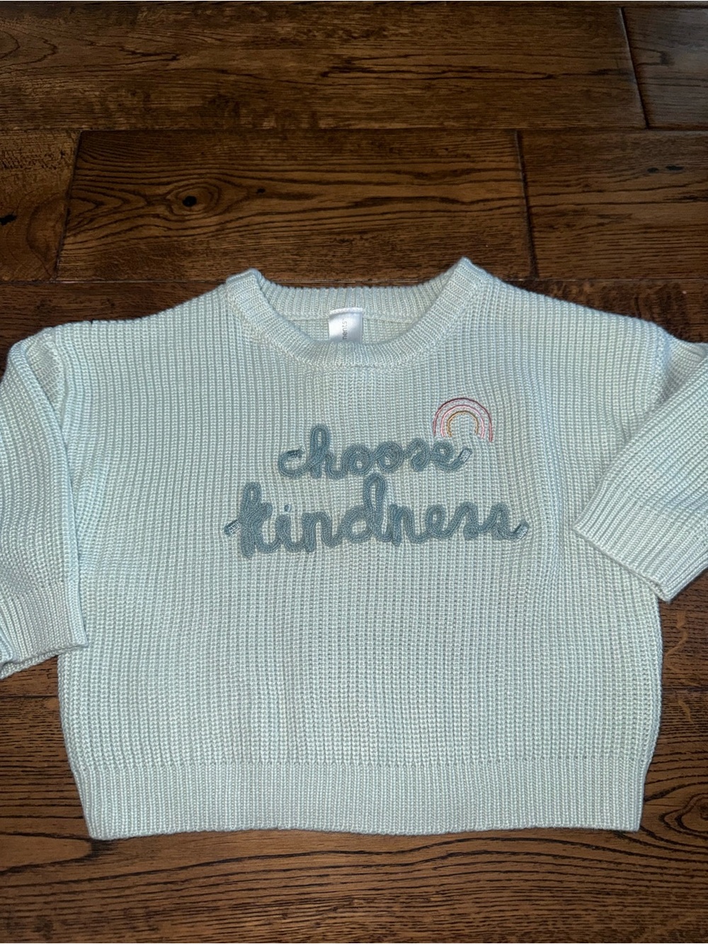 Modern Moments Choose Kindness Blue Oversized Sweater 18 Month